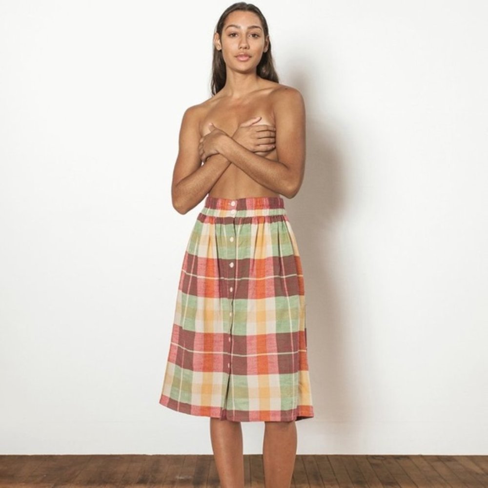 Ace & Jig Sadie Skirt in Daiquiri NWT